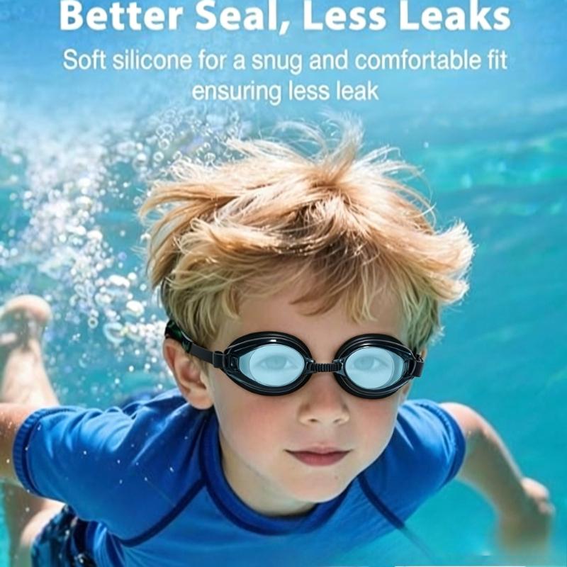 Swim Goggles Anti Fog Uv - แว่นตาว่ายน้ำสำหรับเด็ก ป้องกันน้ำเข้า ป้องกันฝ้าและป้องกันการรั่วซึม