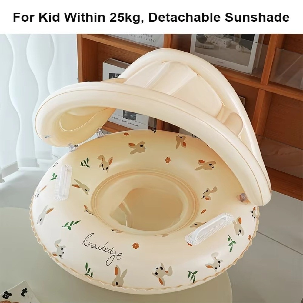 Pool Float Ring Inflatable - ห่วงยางนิรภัยรูปทรงที่นั่งสำหรับเด็กเล่นน้ำในสระ