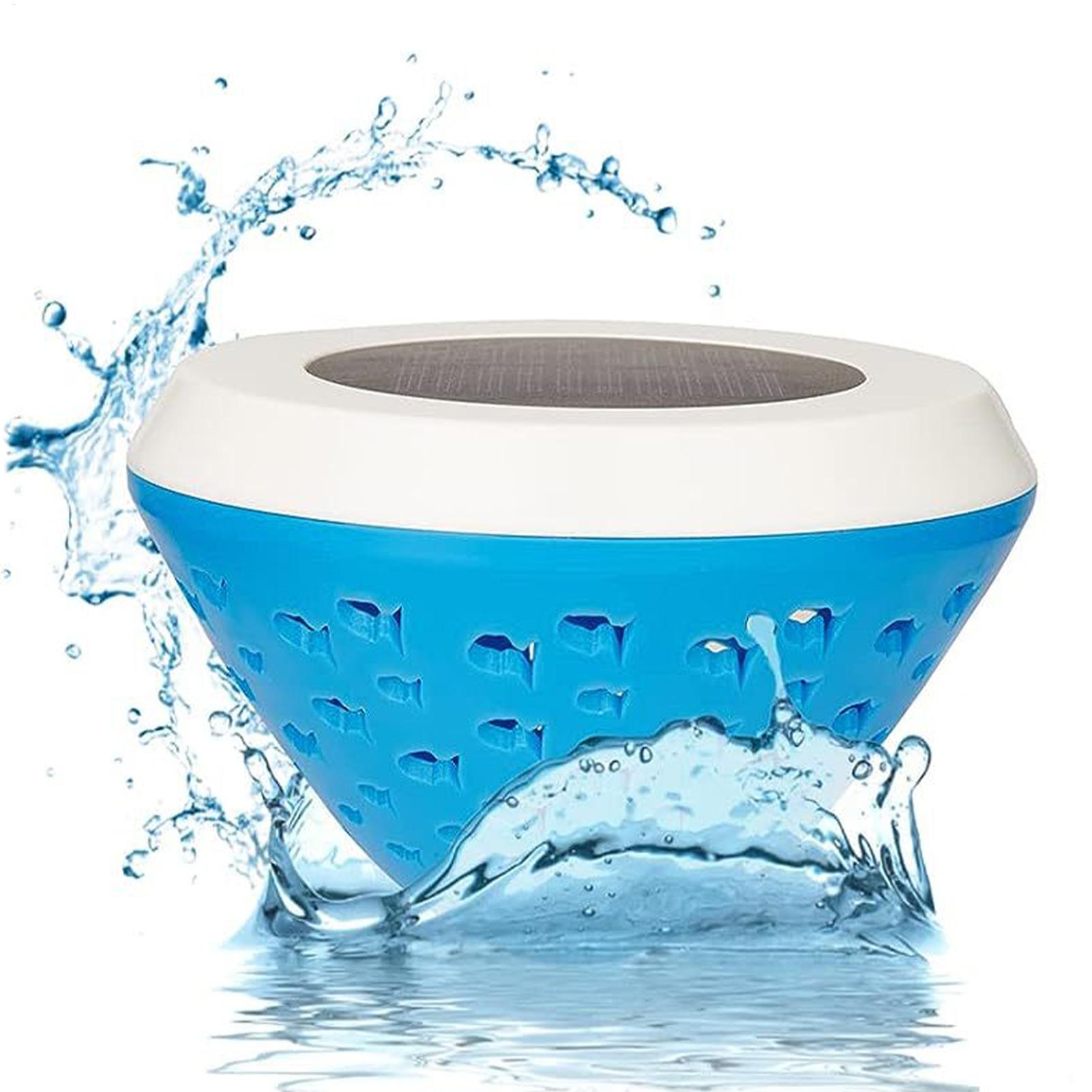 Pool Light Solar Rechargeable - ไฟสระว่ายน้ำแบบลอยน้ำเปลี่ยนสีได้ ชาร์จผ่าน USB กันน้ำ ใช้พลังงานแสงอาทิตย์ ไฟ