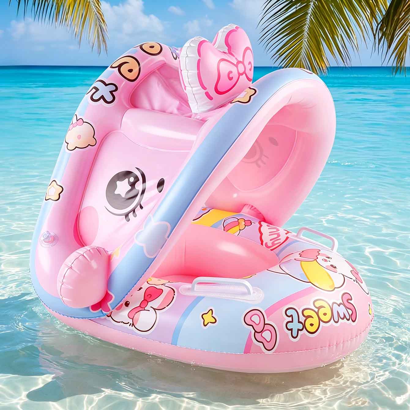ที่นั่งลอยน้ำเป่าลม 1 ชิ้น พร้ - Pool Float Ring Inflatable บทวิจารณ์และราคา