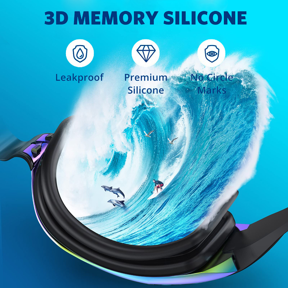 แว่นตาว่ายน้ำ 2 ชิ้น ป้องกันกา - Swim Goggles Anti Fog Uv บทวิจารณ์และราคา