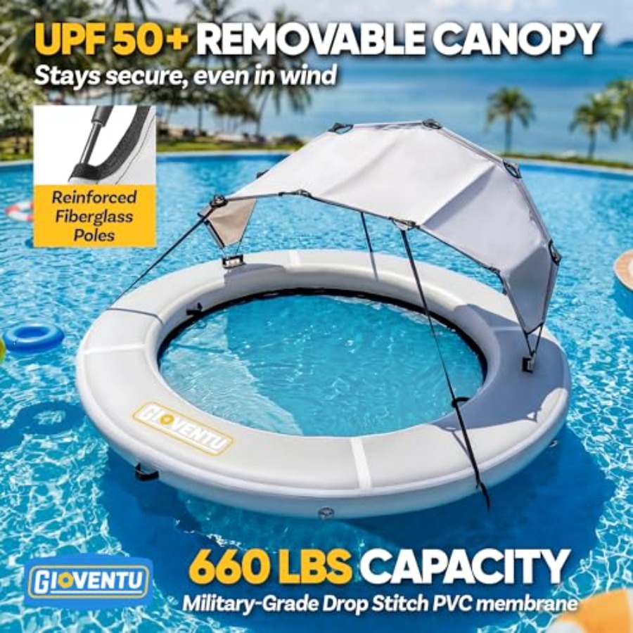 ห่วงยางลอยน้ำแบบเป่าลมขนาด 8 ฟ - Pool Float Ring Inflatable บทวิจารณ์และราคา