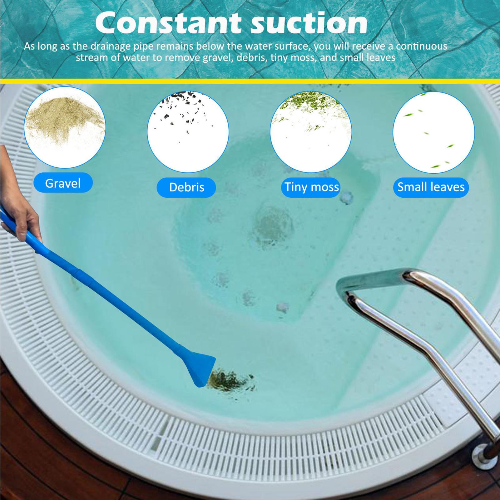 เครื่องดูดฝุ่นสำหรับอ่างน้ำร้อ - Pool Vacuum Manual บทวิจารณ์และราคา
