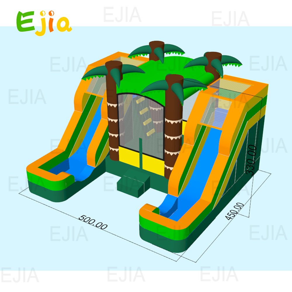 5m PVC Inflatable Bounce House - Water Slide Inflatable บทวิจารณ์และราคา