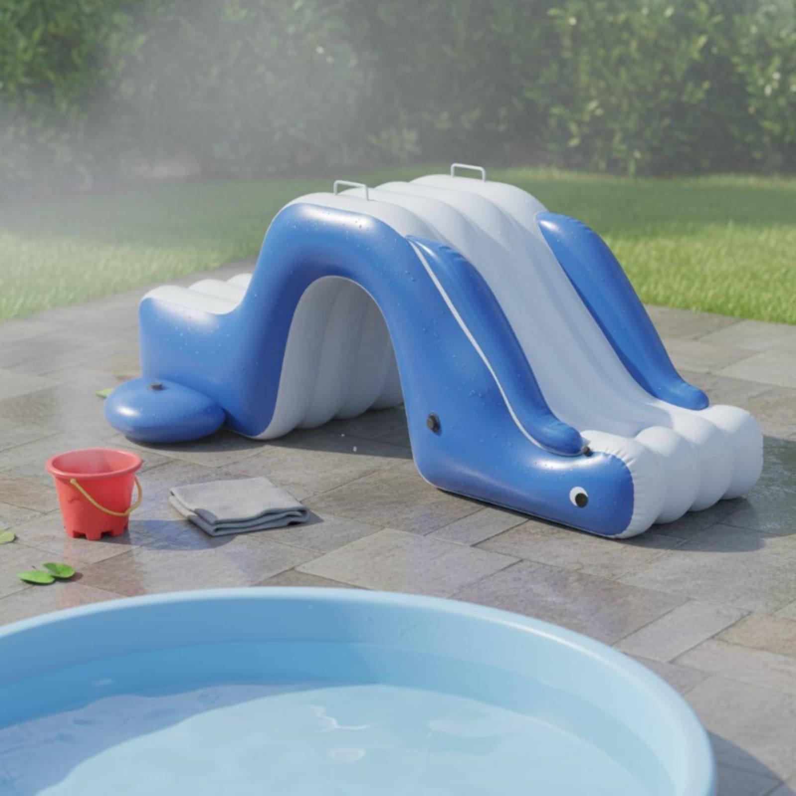 ชุดสระน้ำพร้อมสไลเดอร์เป่าลมสำ - Water Slide Inflatable บทวิจารณ์และราคา