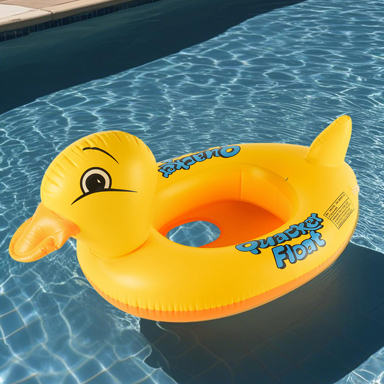 1PC รูปเป็ดหนา Inflatable Unde - Pool Float Ring Inflatable บทวิจารณ์และราคา