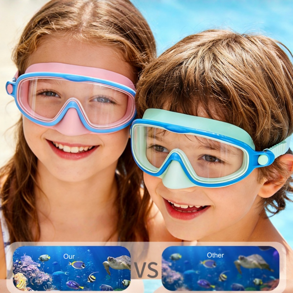 แว่นตาว่ายน้ำสำหรับเด็กพร้อมที - Swim Goggles Anti Fog Uv บทวิจารณ์และราคา