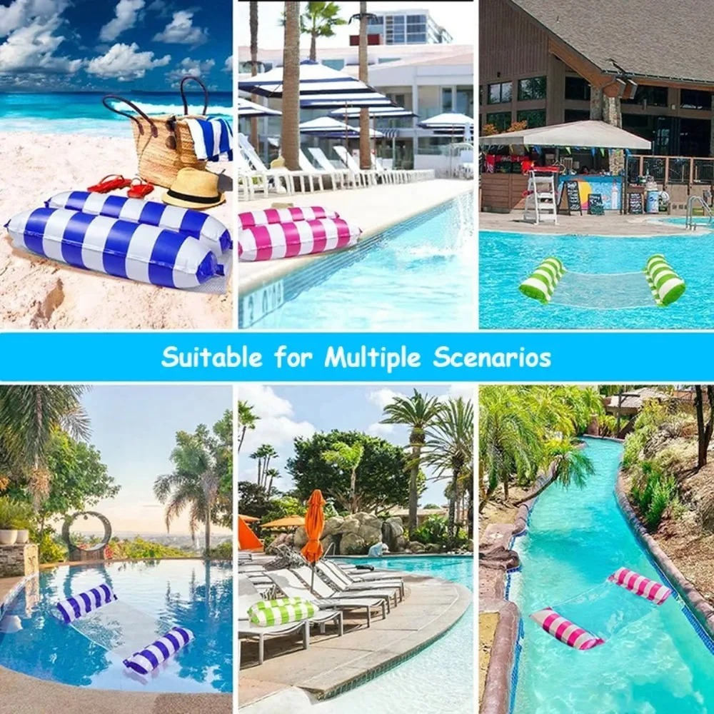 ที่นอนลมเป่าลมแบบพับได้ 1 ชิ้น - Pool Lounger Inflatable บทวิจารณ์และราคา