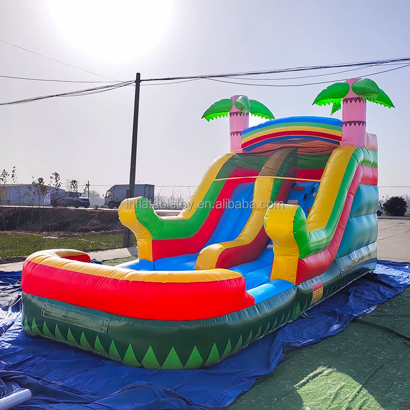 สไลเดอร์น้ำเป่าลม PVC คุณภาพดี - Water Slide Inflatable บทวิจารณ์และราคา