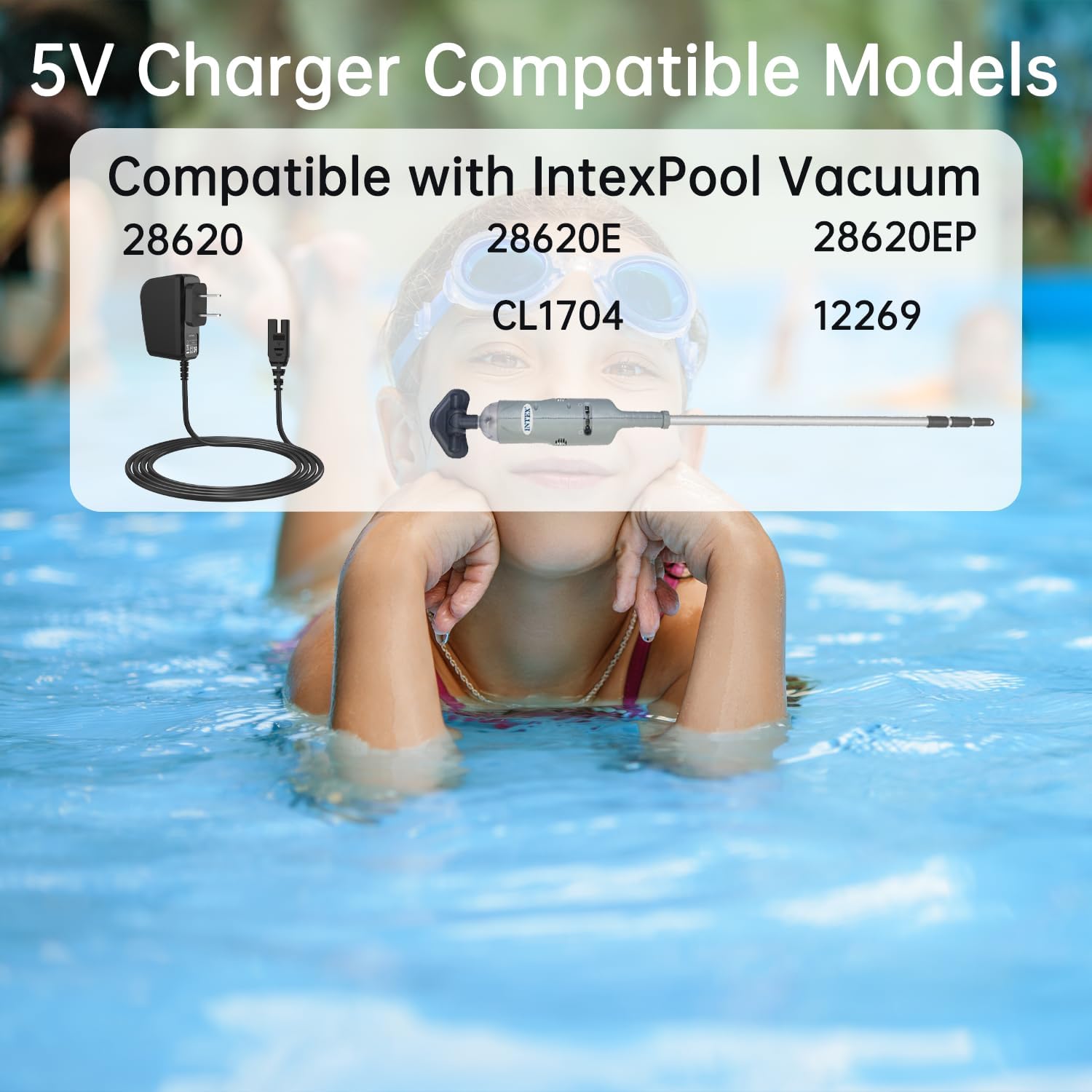 สายชาร์จทดแทน 5V สำหรับเครื่อง - Pool Vacuum Manual บทวิจารณ์และราคา
