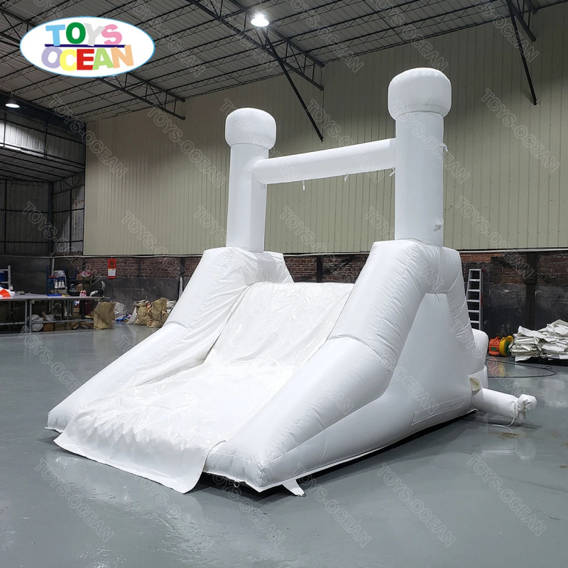 สไลเดอร์น้ำสีขาวสำหรับสนามหลัง - Water Slide Inflatable บทวิจารณ์และราคา