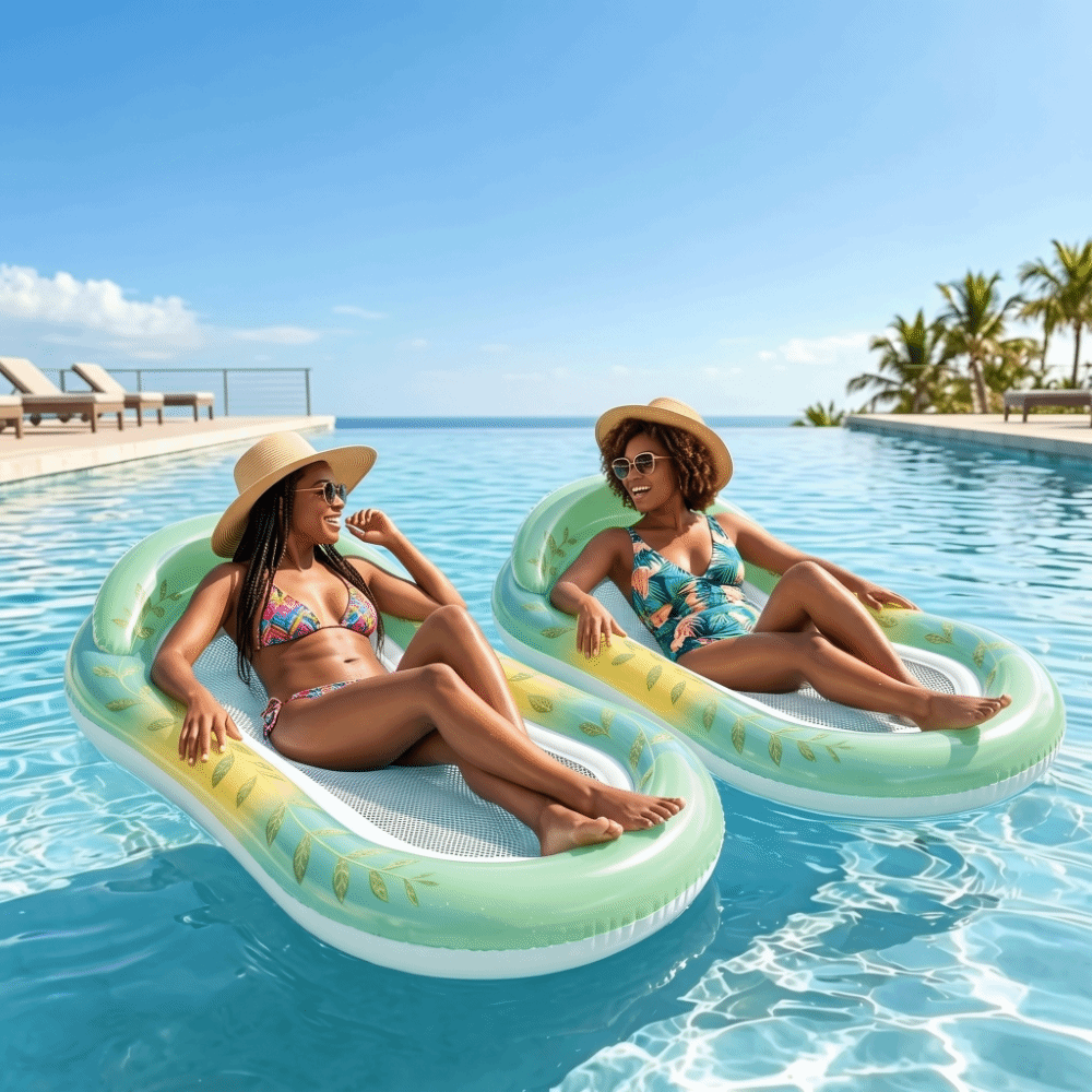 ที่นอนเป่าลมลายเสือดาวแบบตาข่า - Pool Lounger Inflatable บทวิจารณ์และราคา